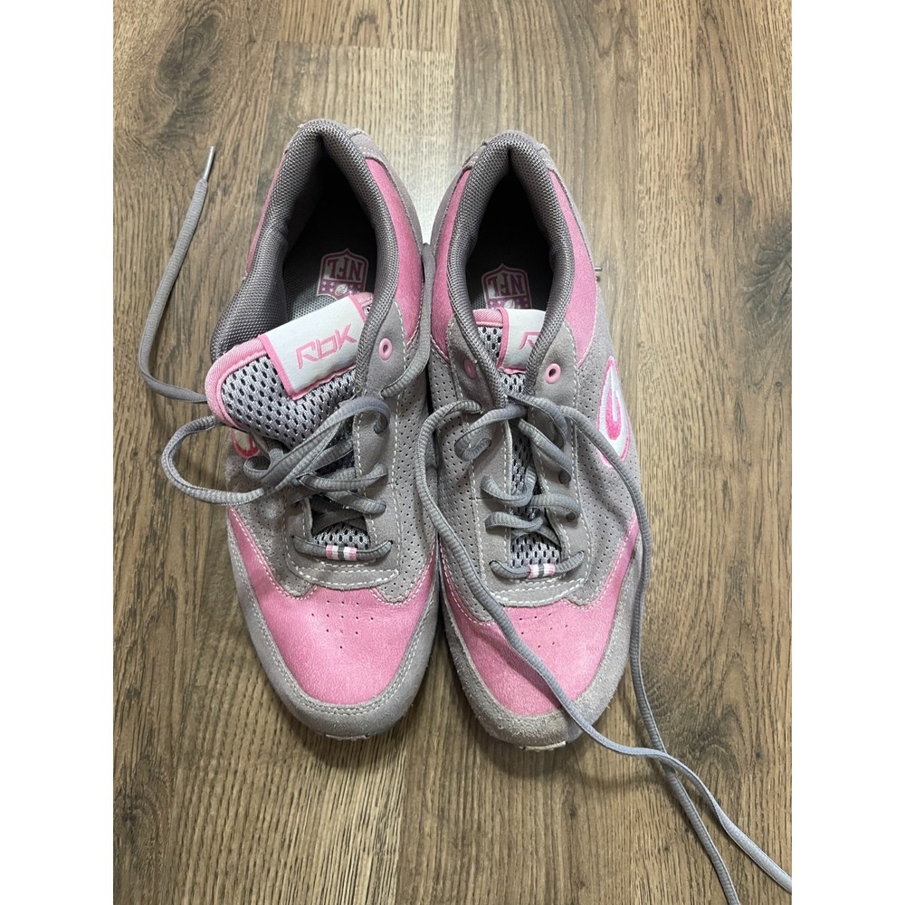 NFL Shoes, Women's Size 7, Pink Grey Wisconsin Green Bay Packers Lace Up